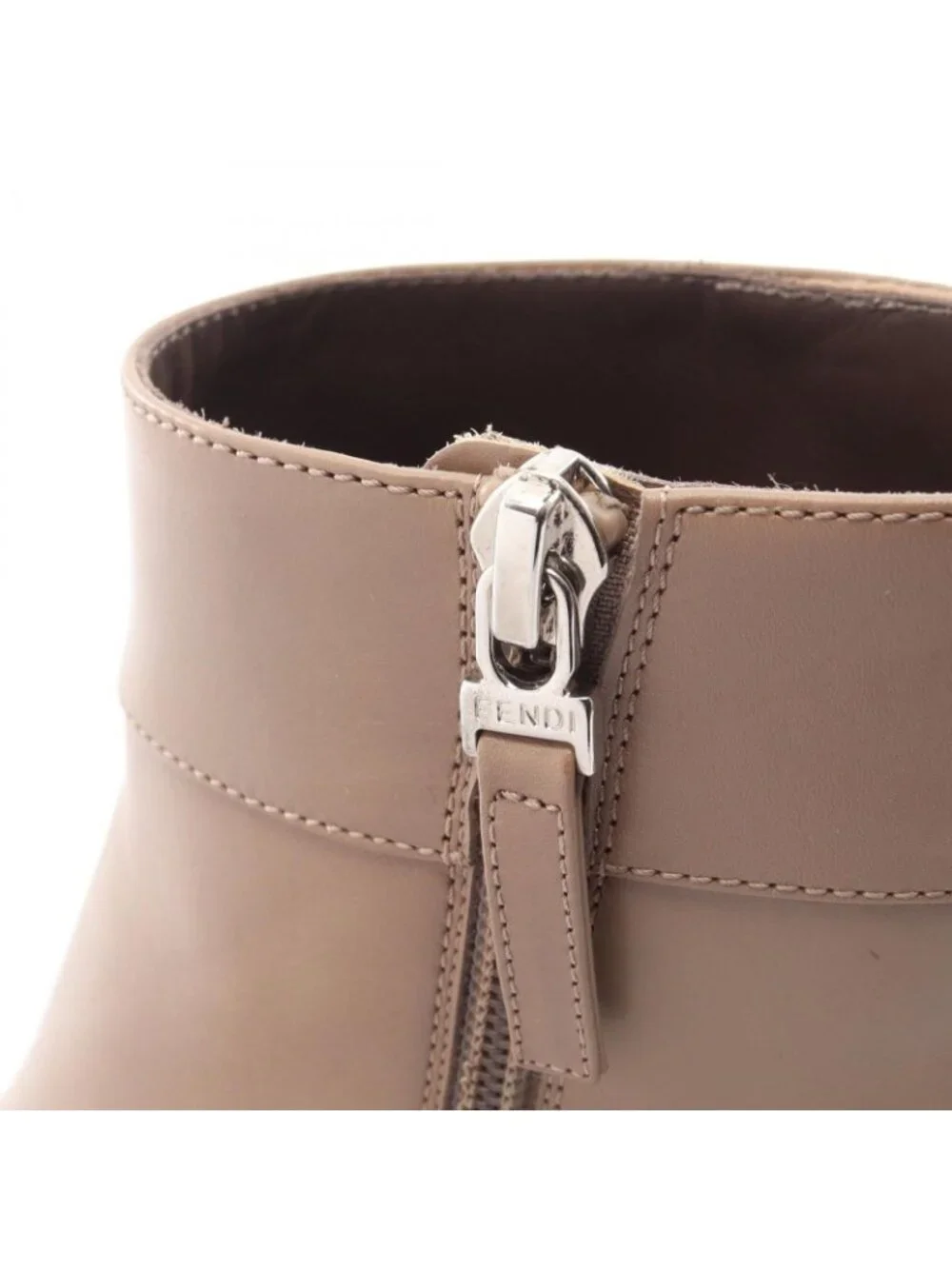 Fendi Boots Leather Beige
